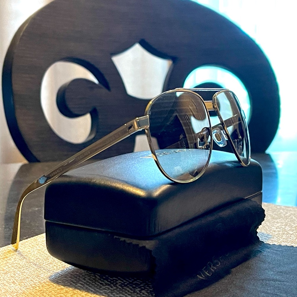 Authentic Versace Aviator Sunglasses (Unisex)